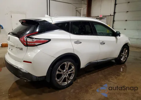 2017 Nissan Murano Platinum из США, поврежденный, VIN 5N1AZ2MH9HN204425